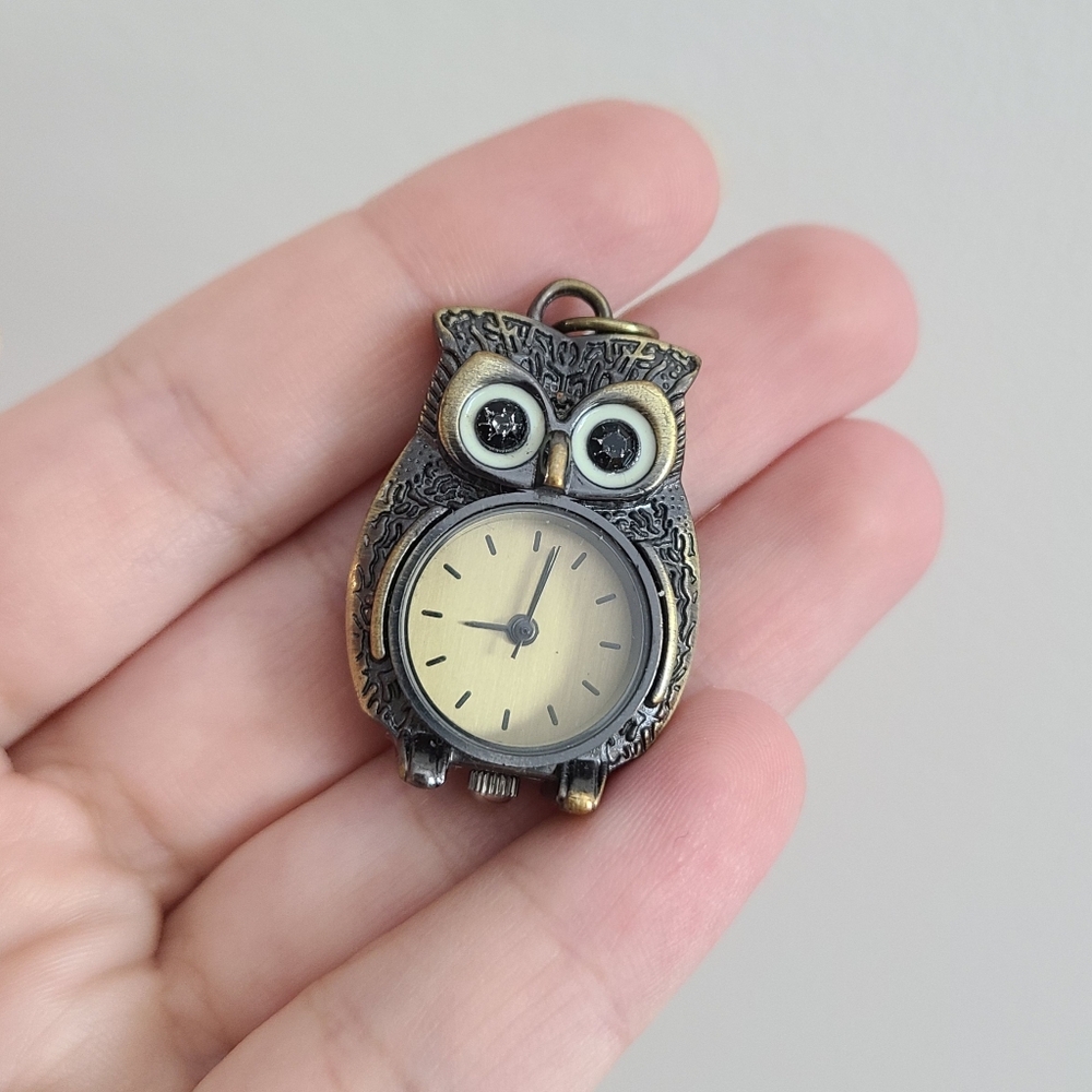 Free w. Purchase-Owl Watch Pendant